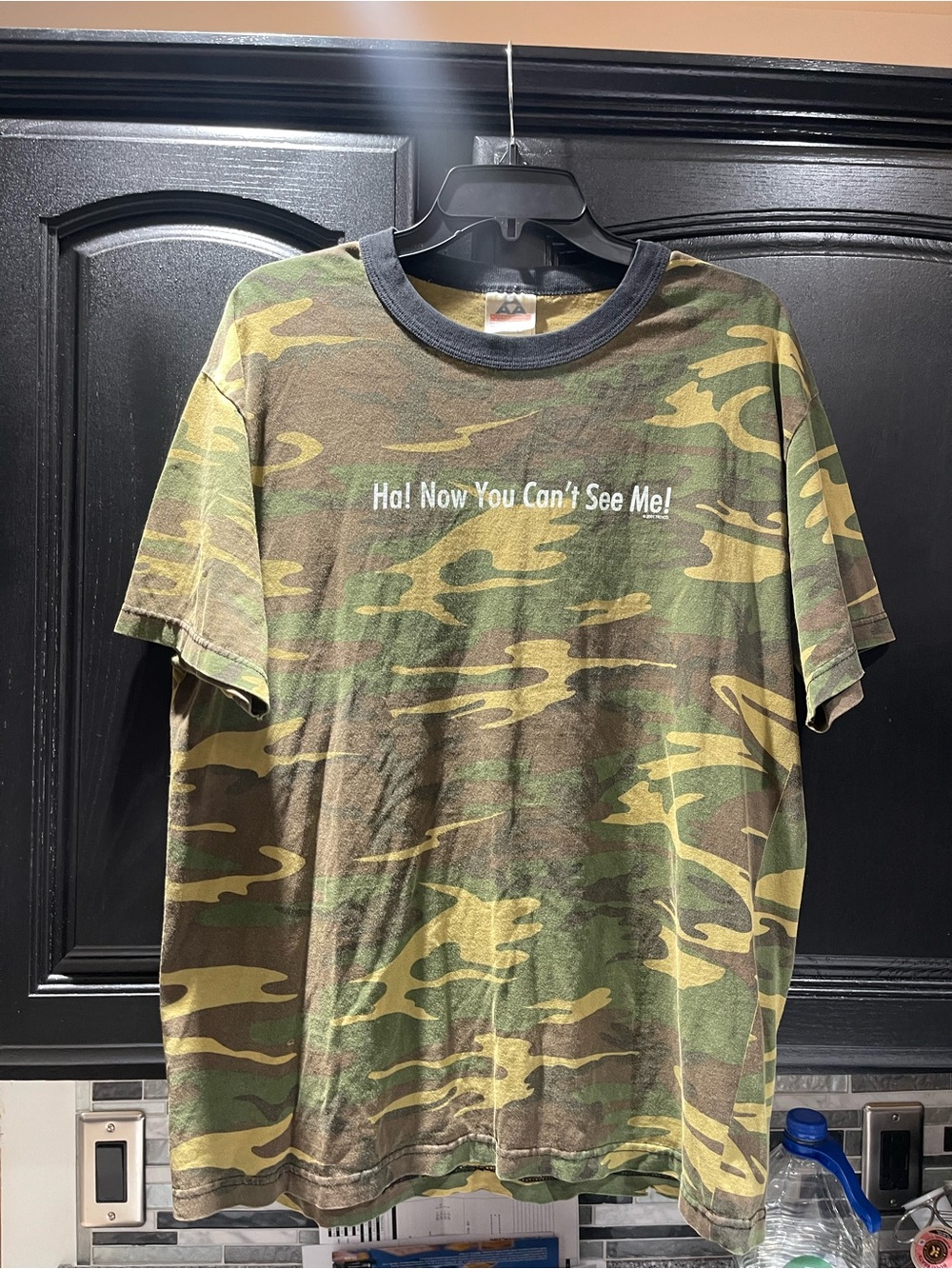 Vintage Alstyle Apparel & Activewear Camo You Can Do It T-Shirt Mens L Regular